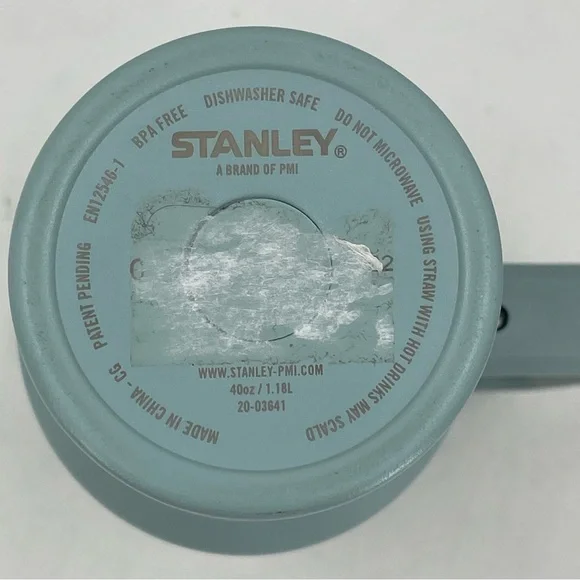 Stanley 40oz Quencher‎ Seafoam Insulted Tumbler Mug w/ Handle & New Straw - Picture 5 of 8